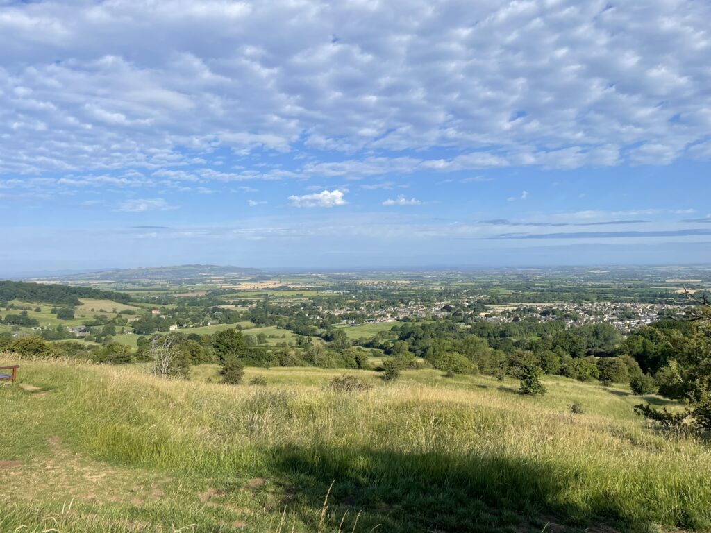 View over the Cotswolds